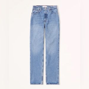 A&F Ultra High Rise 90s Straight Jean